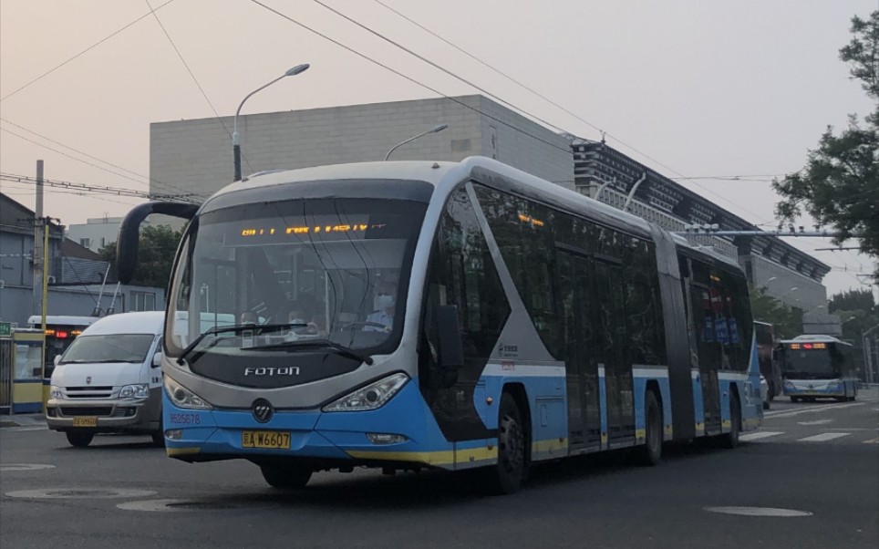 【北京公交】brt1(快速公交1线) 德茂庄→前门 全程前方展望pov