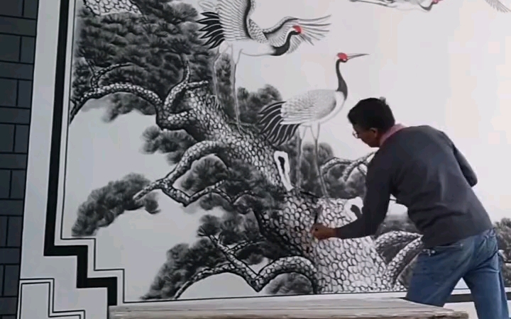 014-云南大理白族民居建筑水墨画鉴赏