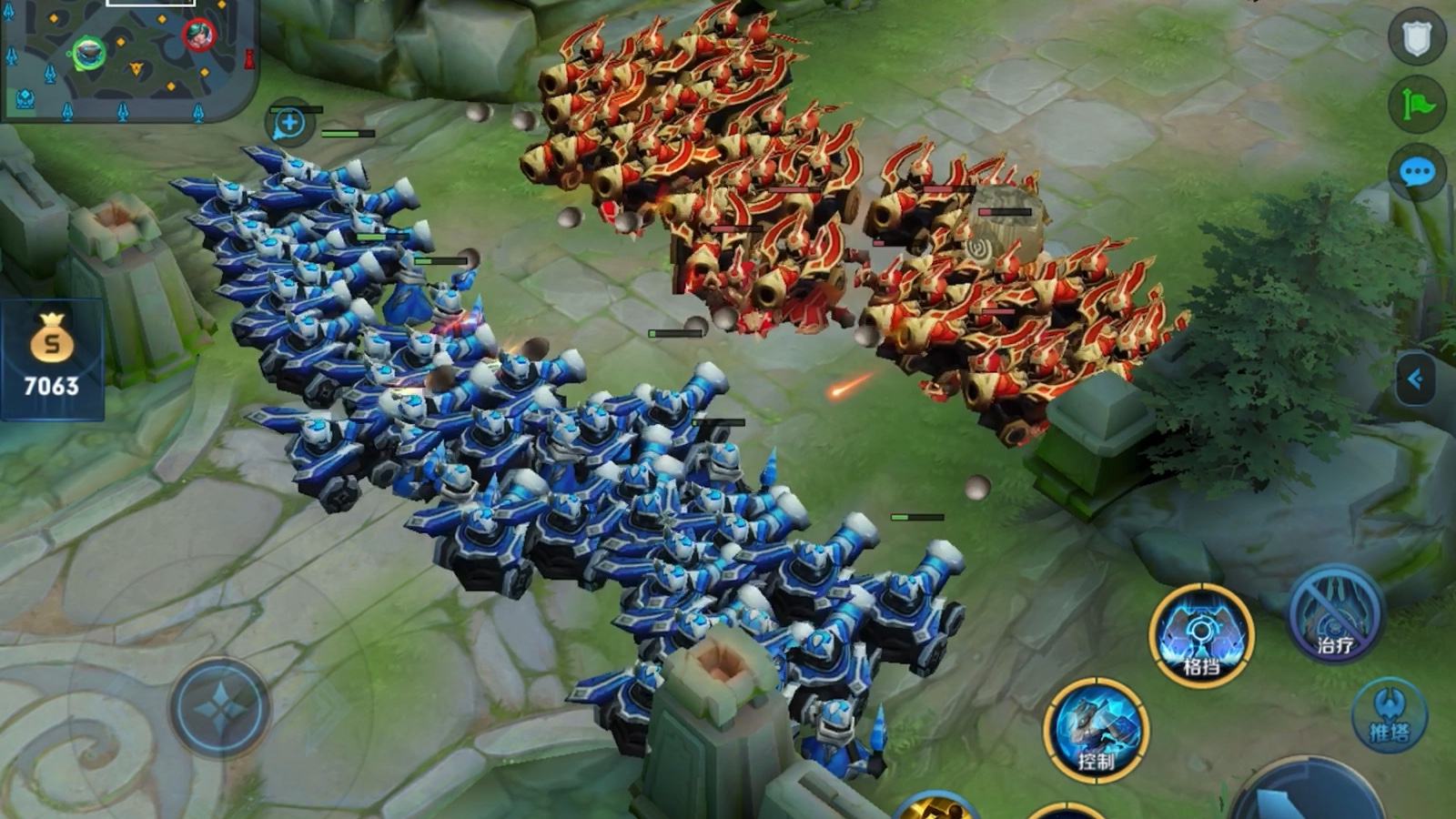 王者荣耀一百个超级兵互殴下注吧红方胜还是蓝方胜