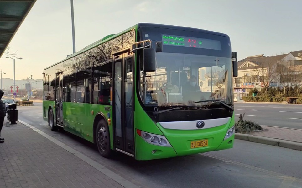 (水视频)青岛市黄岛区43路公交车-柳花泊西出站