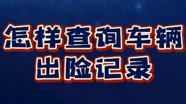 通过出险记录辨别二手车好与坏哔哩哔哩bilibili