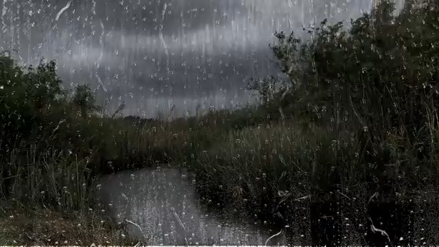 [图]暮霭沉沉的雨天 你在田野间入眠|睡眠|白噪音|雨声|氛围|助眠|学习|自习室