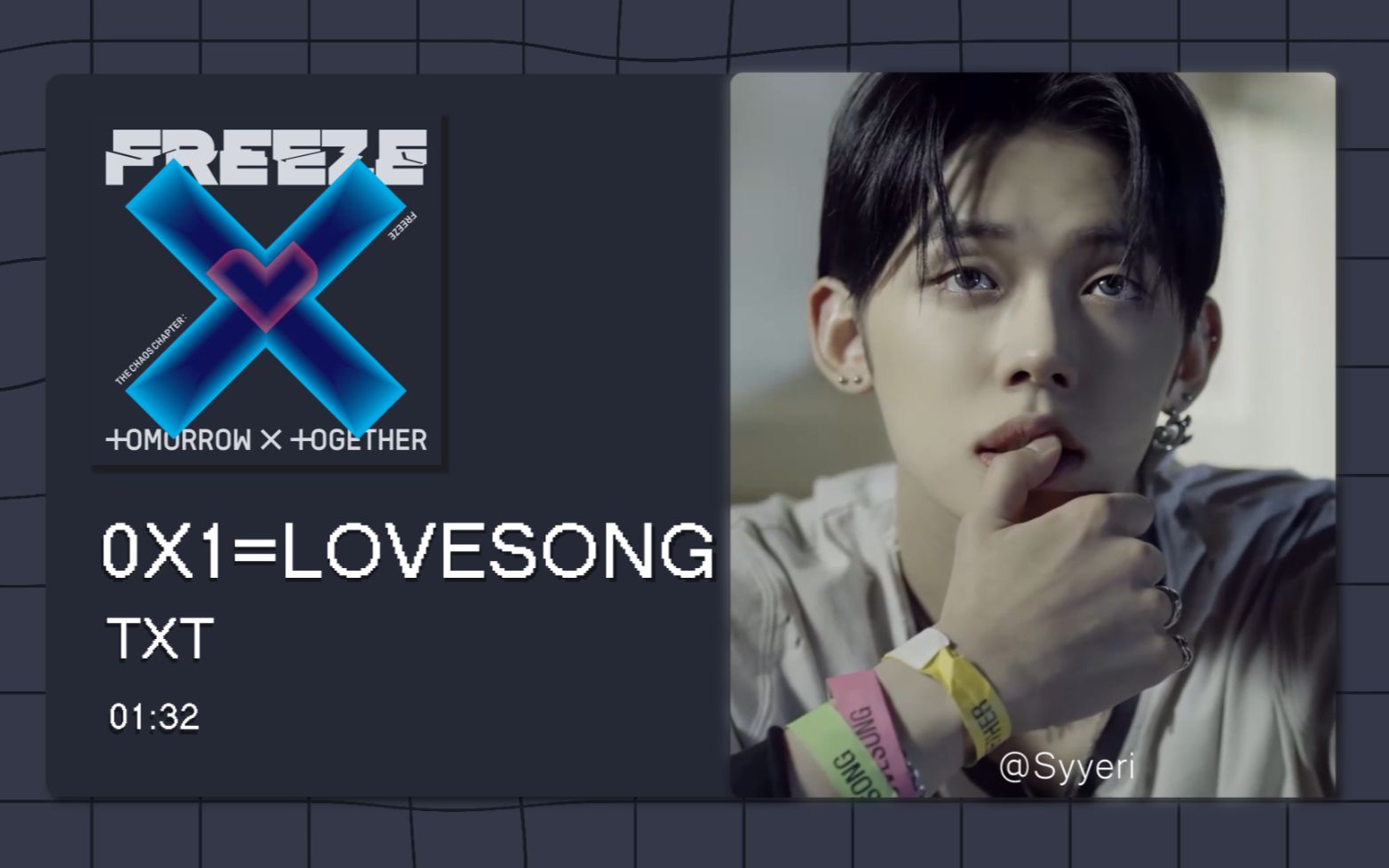 [图]【8D环绕】0X1=LOVESONG(I Know I Love You)-TXT 请佩戴耳机使用~