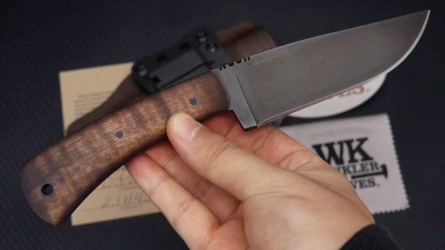 winkler温克勒 高地猎人枫木柄 全长:230mm 刃长:122mm刃厚:4.