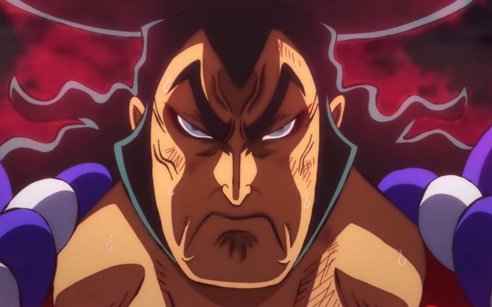 化作魔神归来,与凯多一触即发,却败给了一个屏障【海贼王/光月御田】