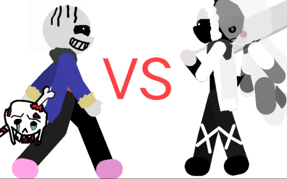 insanity sans vs cross sans(上半部分)_嗶哩嗶哩_bilibili