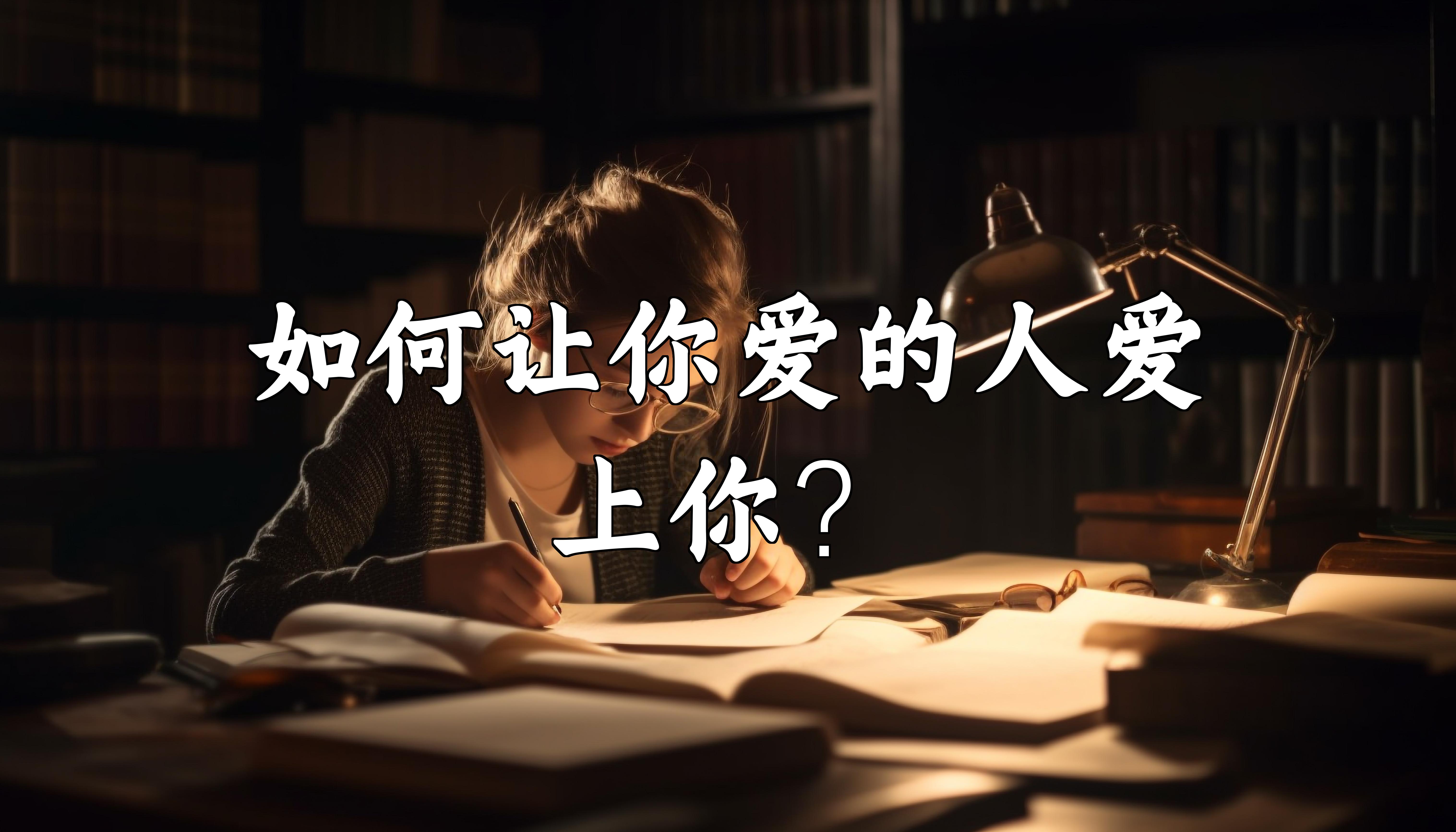 如何让你爱的人爱上你?