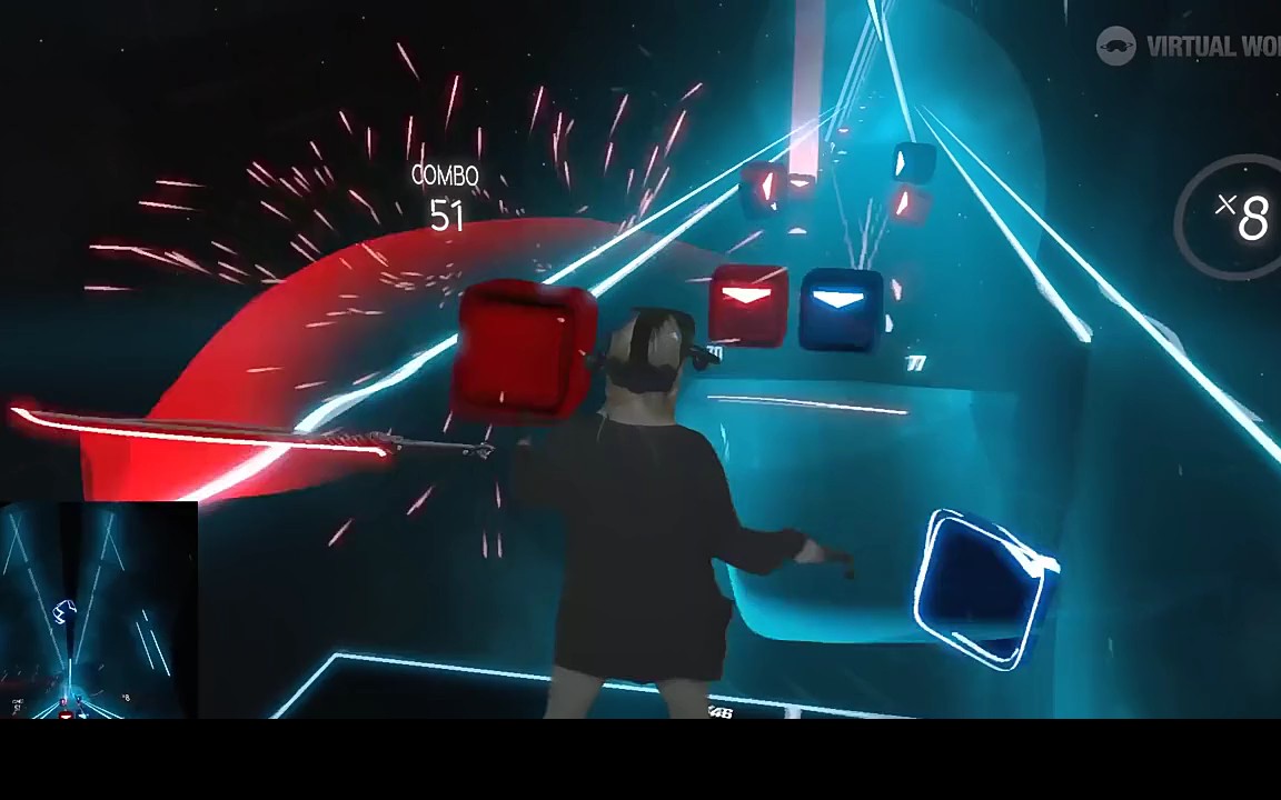 防弹少年团dimplevr音乐游戏beatsaber