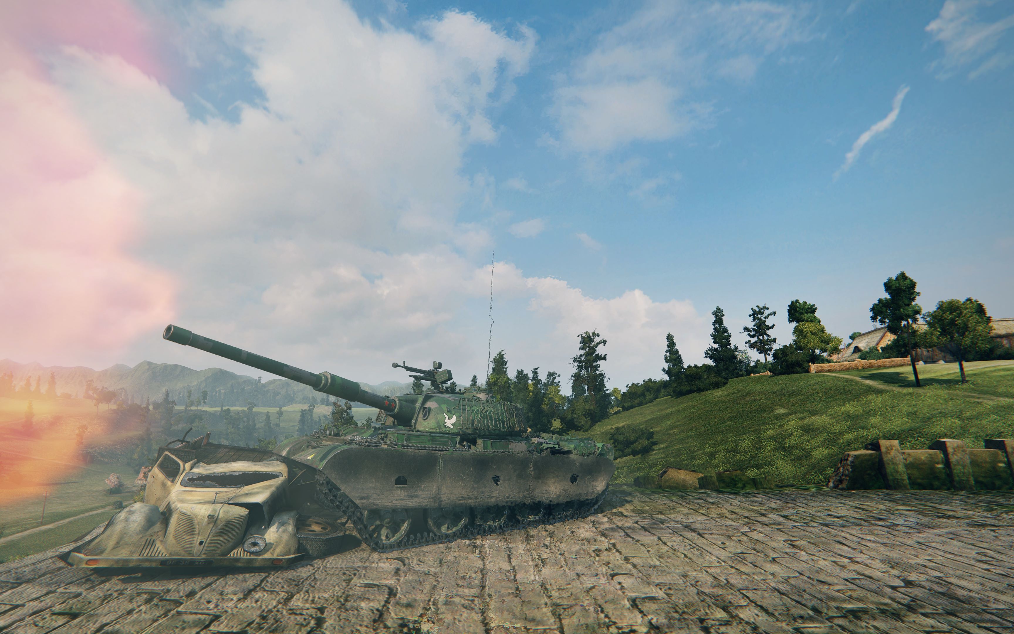 world of tanks 坦克世界 wz-132-1 水真的浅的特级