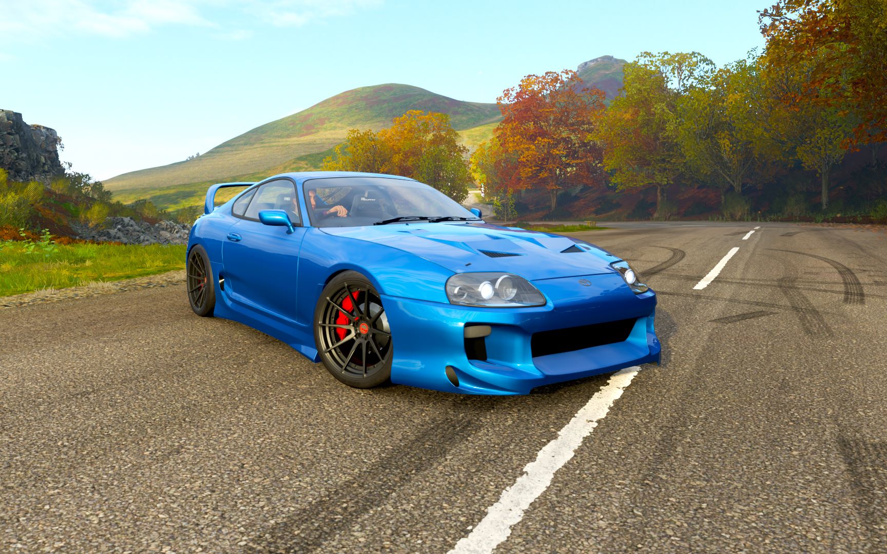 【地平线4】丰田supra试驾