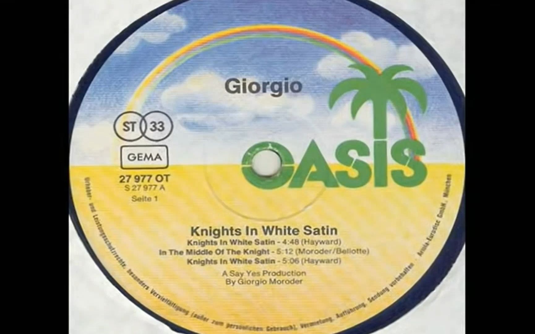 [图]Giorgio Moroder - Knights in White Satin (Full Album Version)