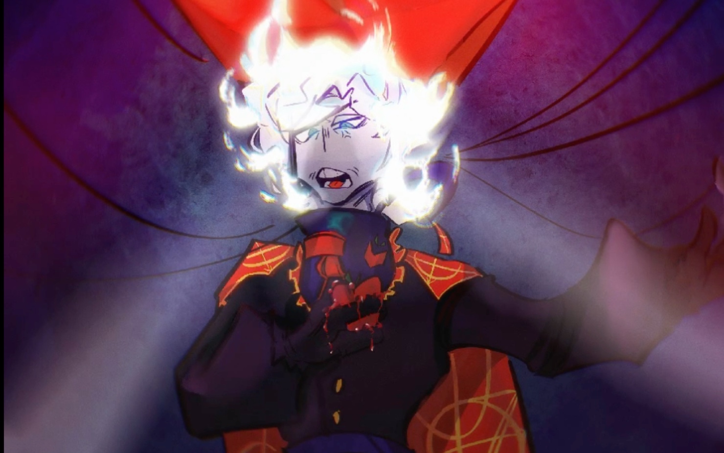 【大侦探牛顿/绘画过程】"我独自走上光明大道,他们必将臣服于我"