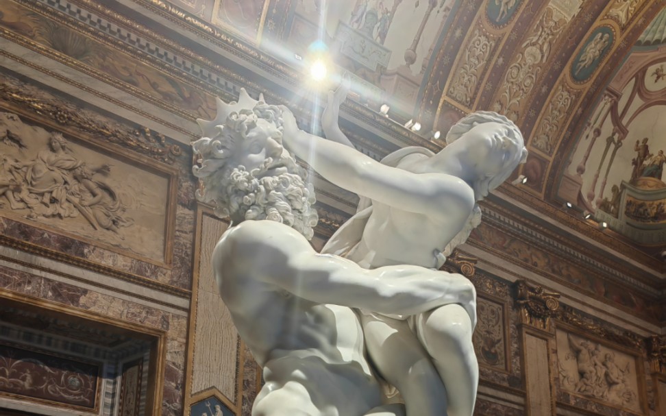 [图]Galleria Borghese 博尔盖赛美术馆 Bernini 贝尔尼尼 Ratto di Proserpina 被劫持的珀耳塞福涅