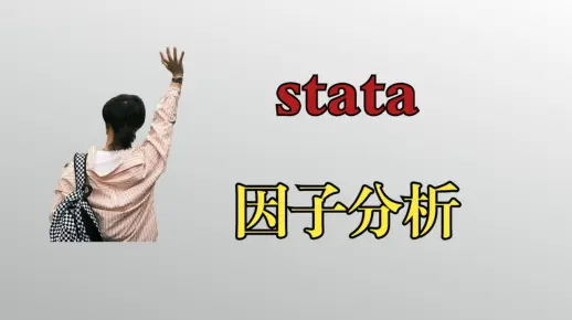 【stata】2.4：因子分析