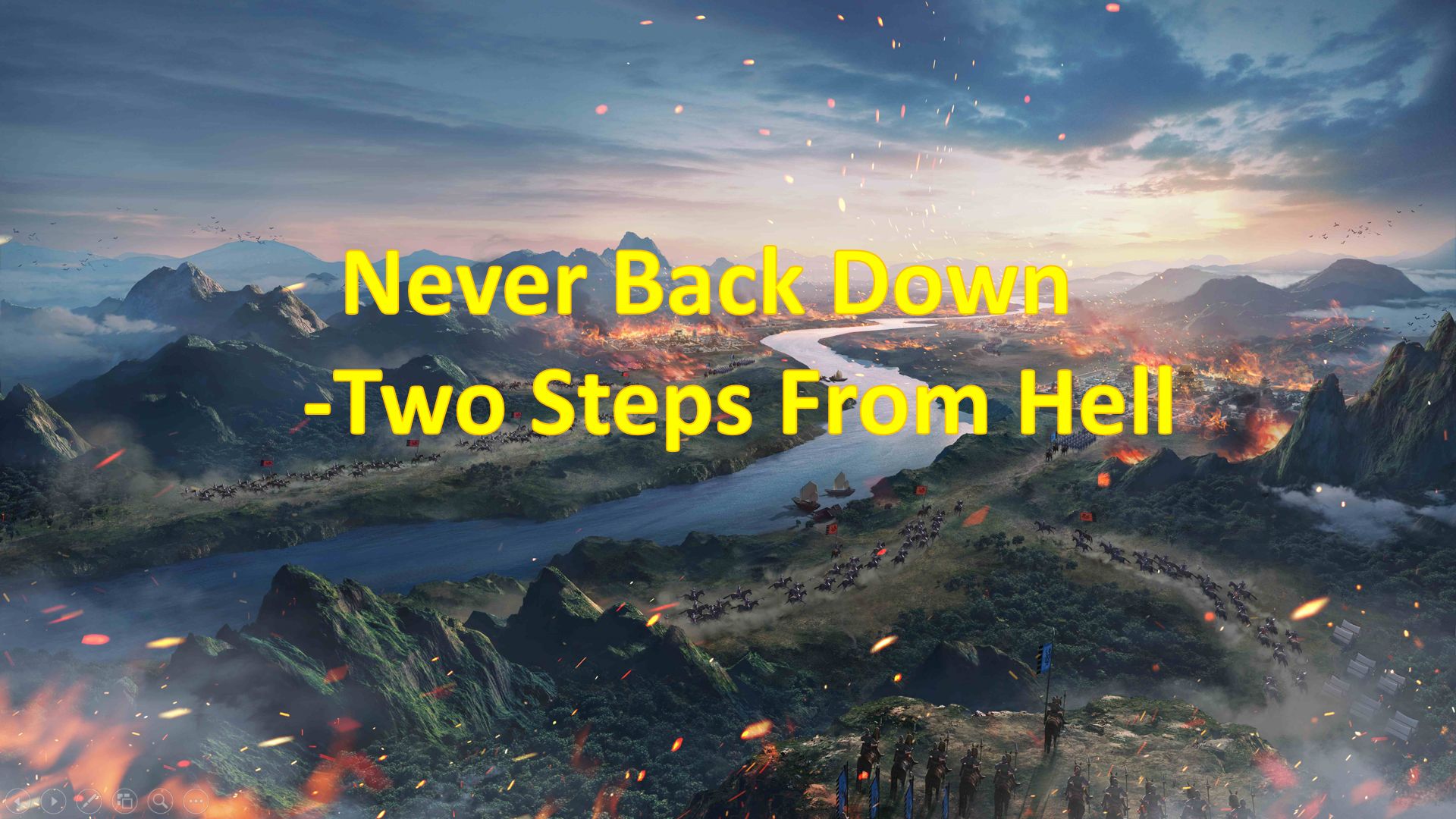 [图]【试试纯音乐】Never Back Down-Two Steps From Hell