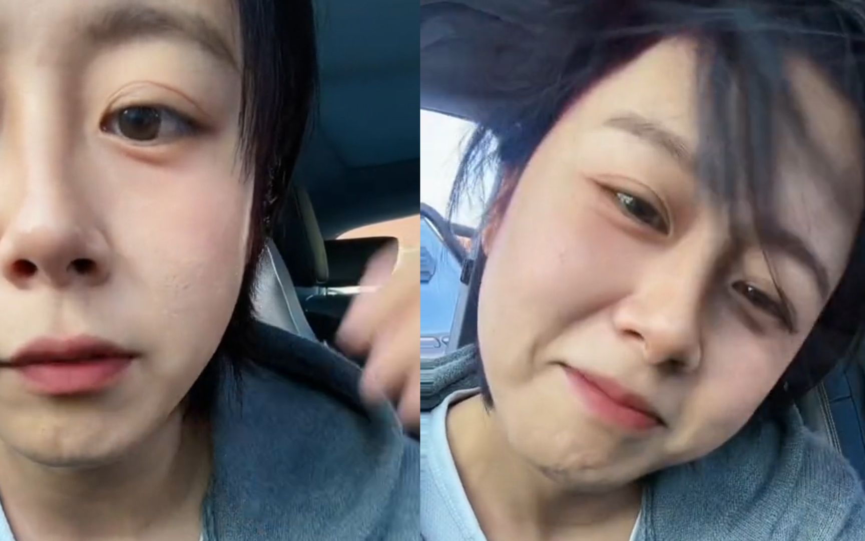 女子乡下剪发翻车被补偿染发,染发后哭肿眼睛,看到成果网友笑翻