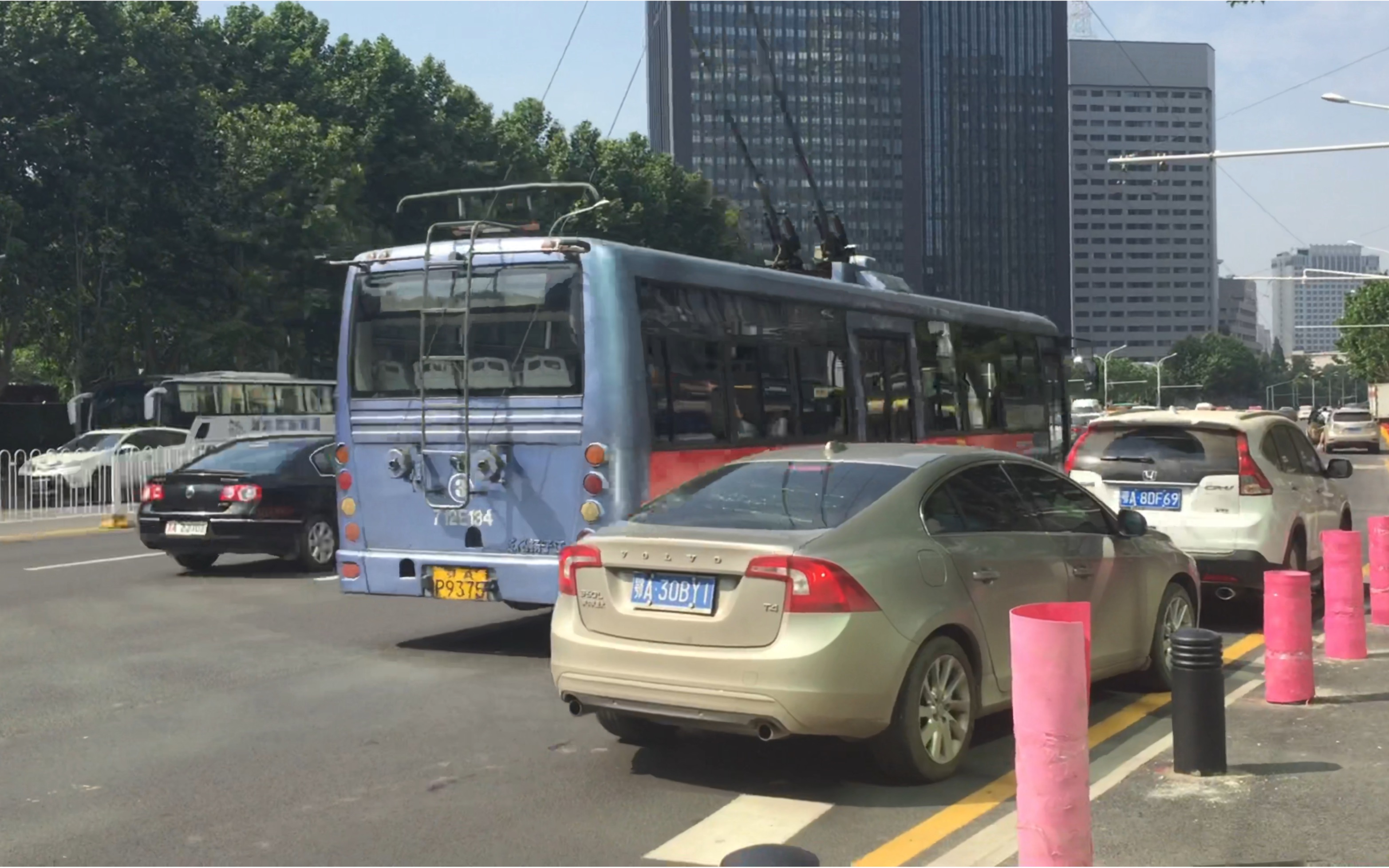 武汉公交电车3路 电尼走行实录