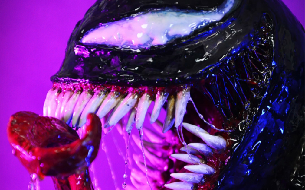 3d打印笔做个流口水的可爱毒液