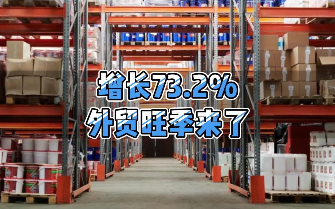 同比增长73.2%!预计3月将会是今年国内外贸企业首个外贸旺季哔哩哔哩bilibili