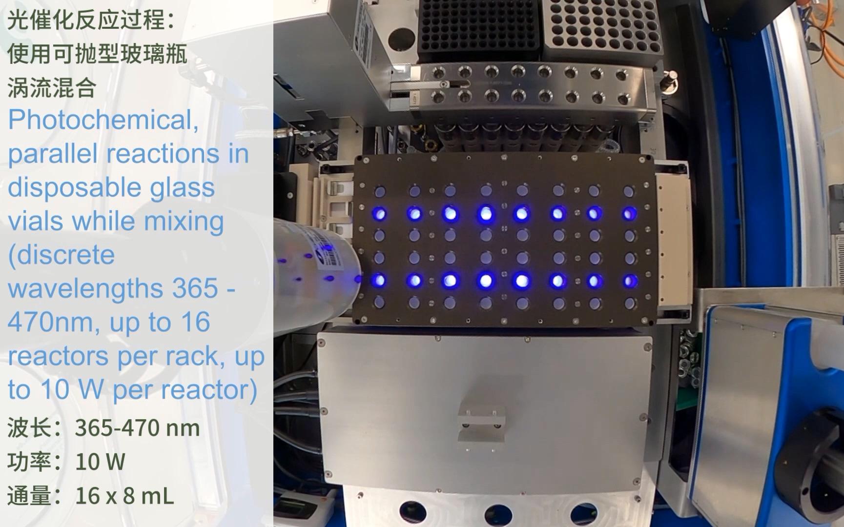 Chemspeed 实验室高通量、自动化解决方案之:高通量光催化平行反应器 Photochemistry Rack哔哩哔哩bilibili
