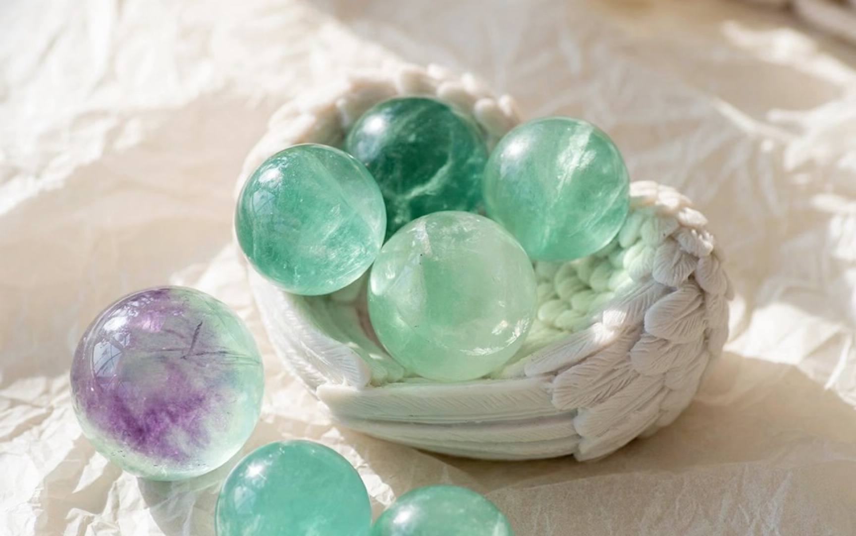 水晶欣赏4(心轮)