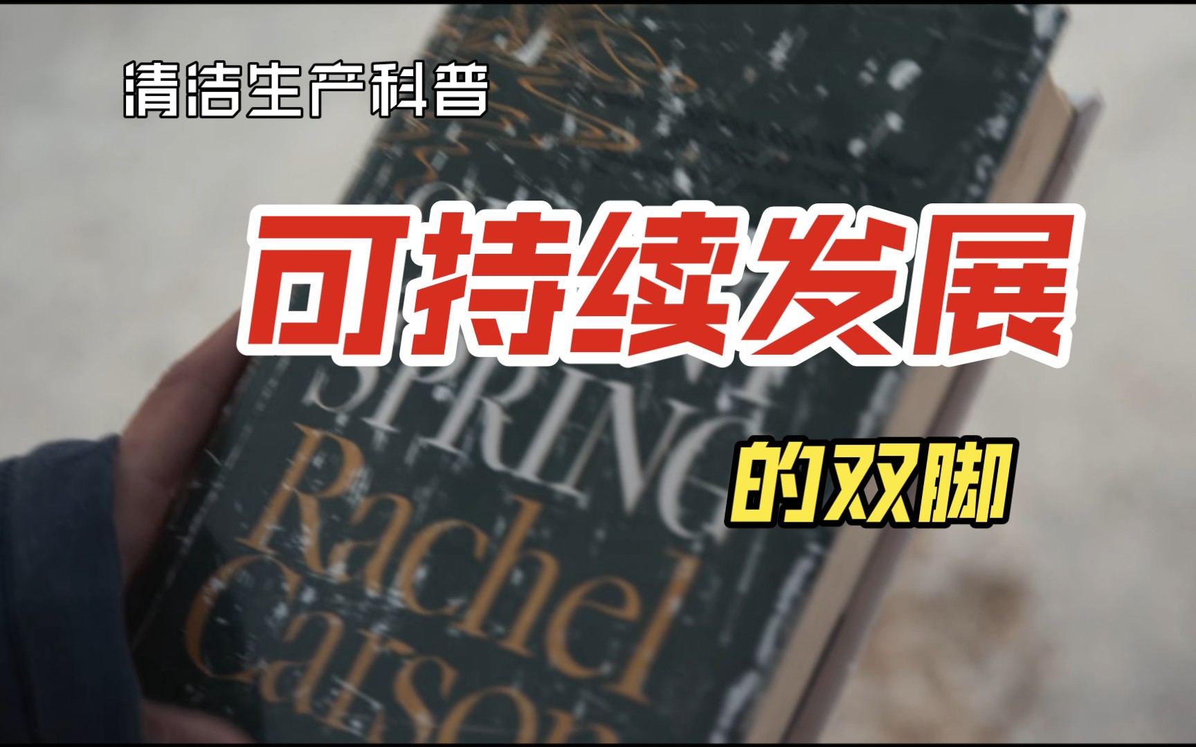 可持续是文明的自我救赎,四分钟让你了解可持续发展“两条腿”——清洁生产和循环经济哔哩哔哩bilibili