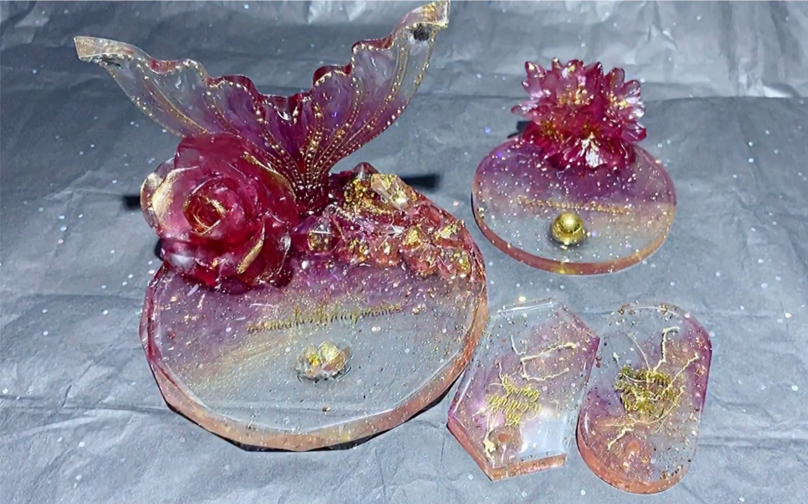 活动  【滴胶成品】来啦 拖延症来更新啦 这次是一套摆台