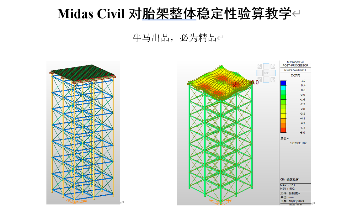 公开教程—《Midas Civil对胎架整体稳定性分析教学》哔哩哔哩bilibili