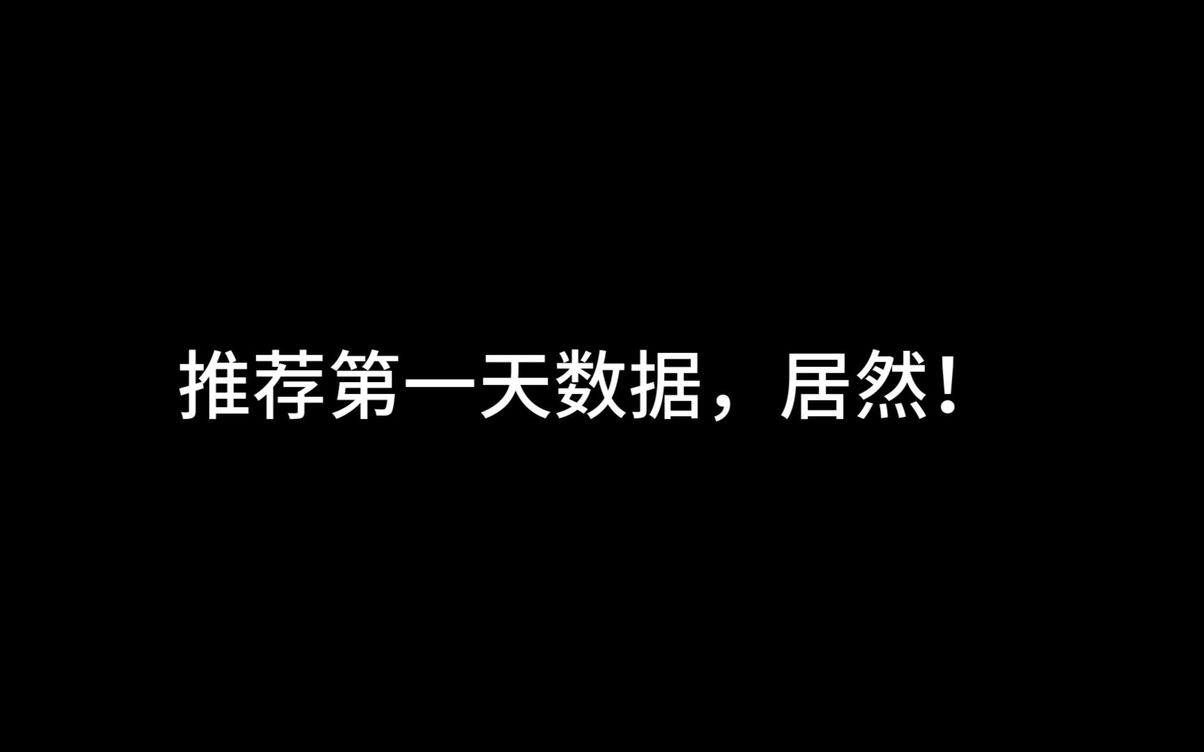 起点第一次内投后续(二)一轮推第一天数据,居然!哔哩哔哩bilibili