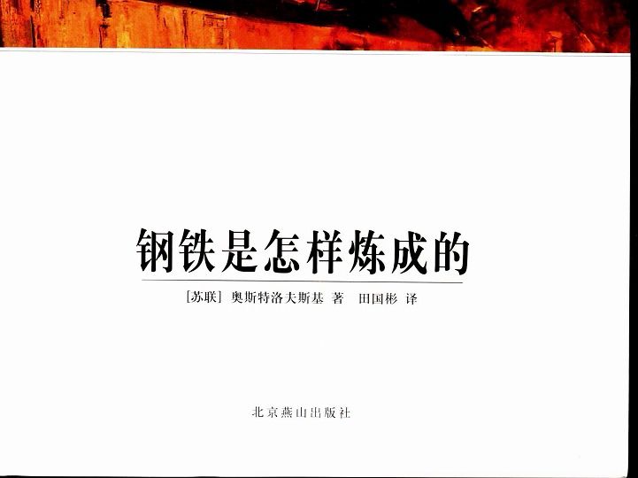 [图]《钢铁是怎样炼成的》世界名著电子书PDF