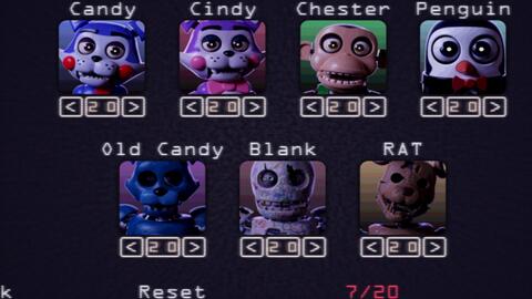 FNaC 2 Custom Night  7/20 Mode 