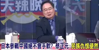 Download Video: 蔡正元：日本如果参战，中国对使用核武器将毫无道德压力，因为民族仇恨使然！