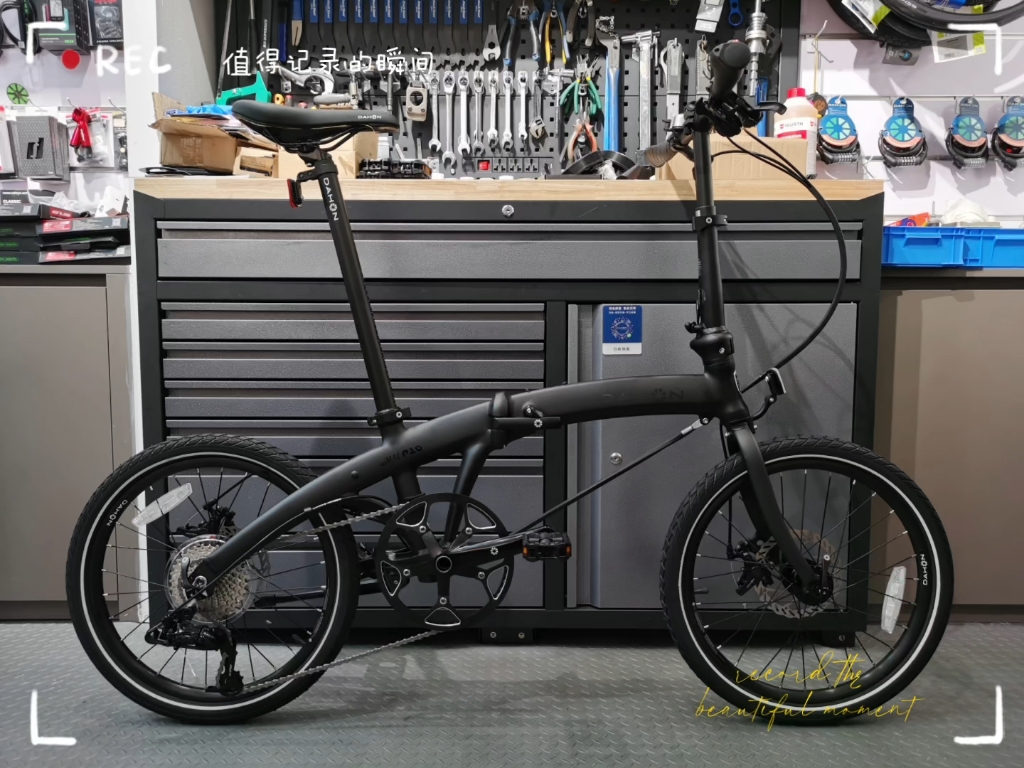 dahon大行p10到货 黑色消光黑 黑武士版本 线碟刹10速海豚架平焊超轻