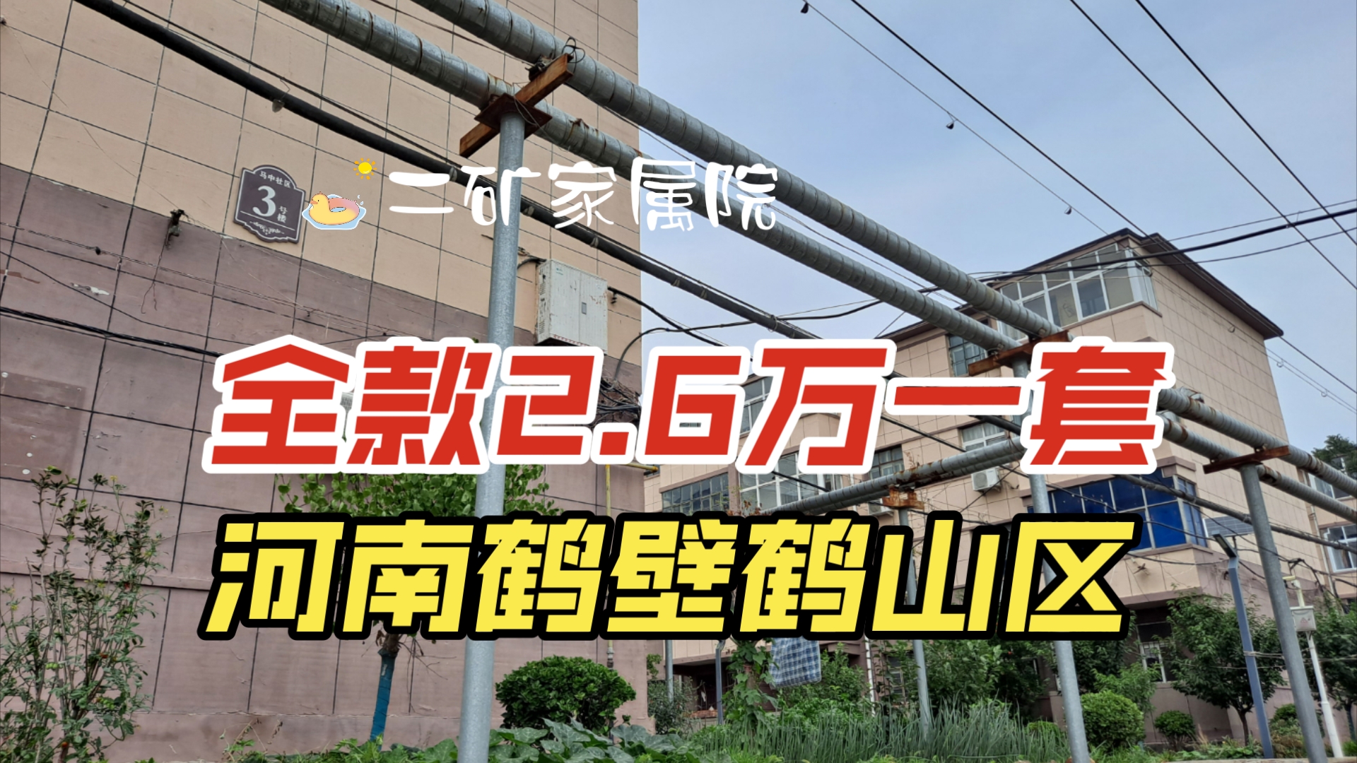 河南鹤壁鹤山区 全款2万6一套【第208期】哔哩哔哩bilibili