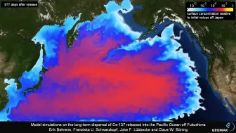 Download Video: 日本核废水放射性元素海洋扩散预测