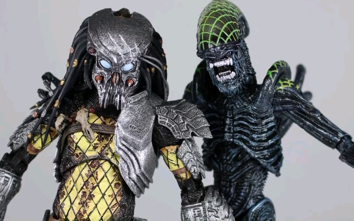 【neca】来自油管的neca异形大战铁血战士 凯尔特&绿格套装 评测