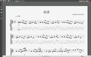Download Video: 【Ukulele乐谱】记念