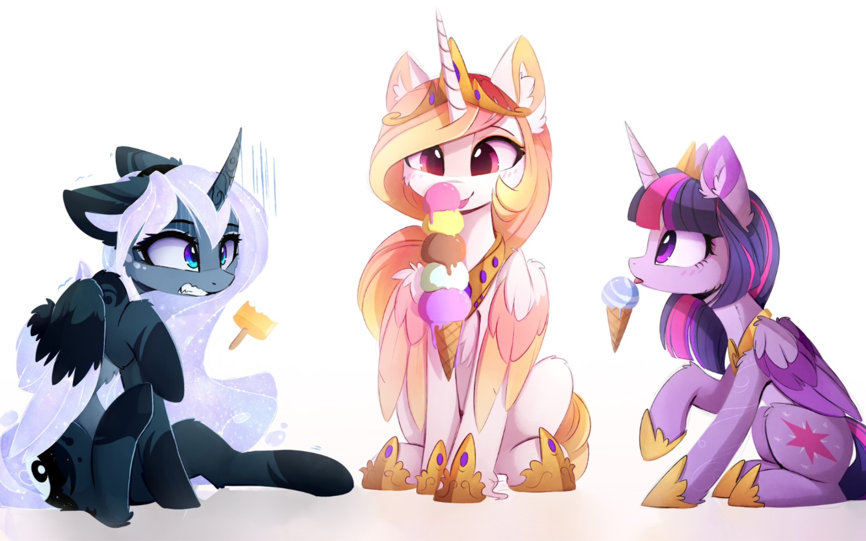 【mlp】小马同人图集#17 画师:magnaluna_哔哩哔哩_bilibili