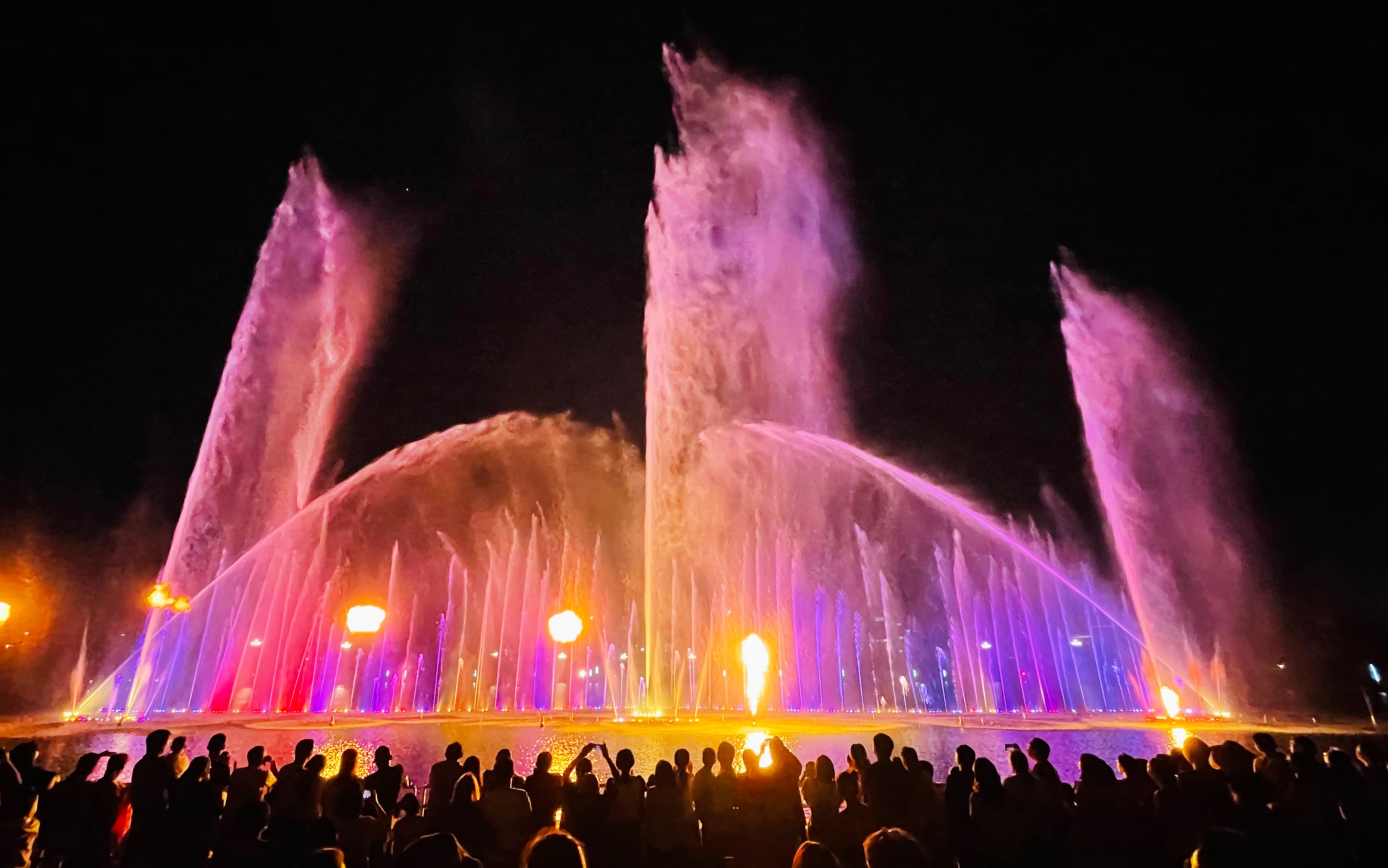 南湖音乐喷泉广场图片