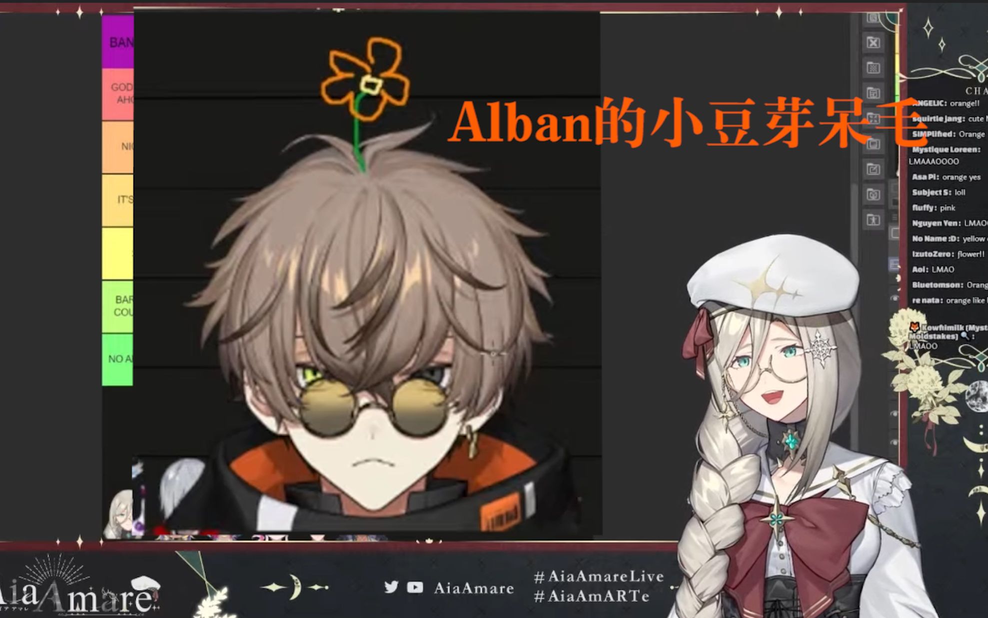 【英翻/自留】Aia的NIJI EN's Ahoge排行之原来Alban有呆毛?!哔哩哔哩bilibili