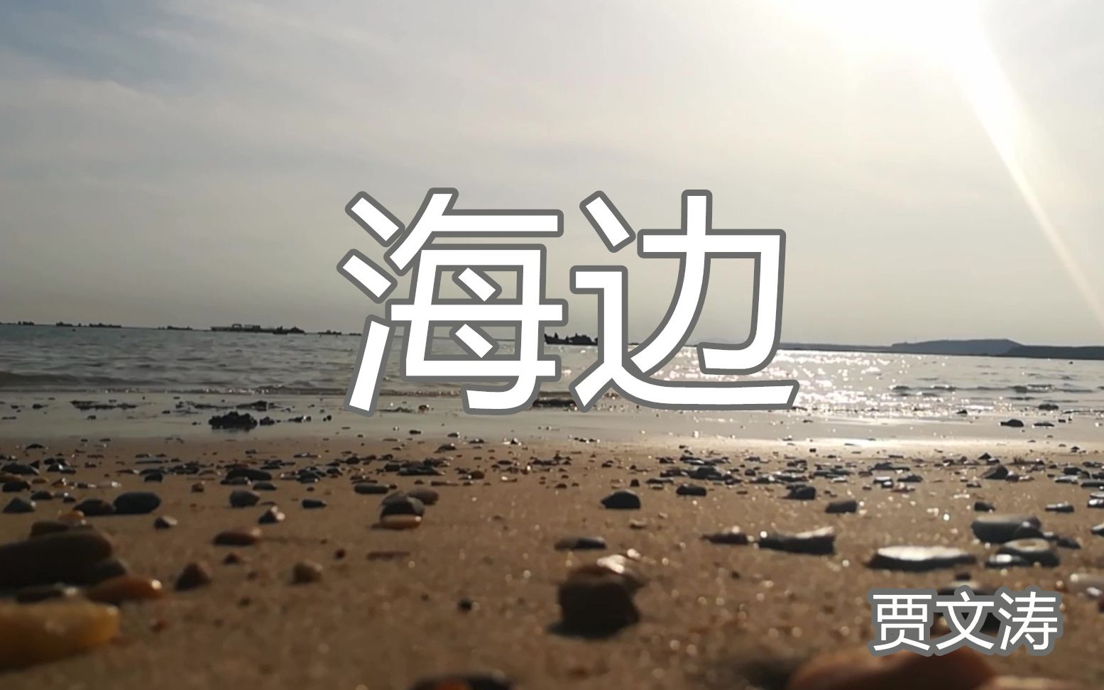 【贾文涛】海边(Go to beach)哔哩哔哩bilibili