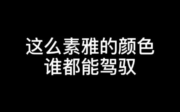 你说艳丽的颜色过于花哨,那就试试这个素雅蓝吧,经哔哩哔哩bilibili