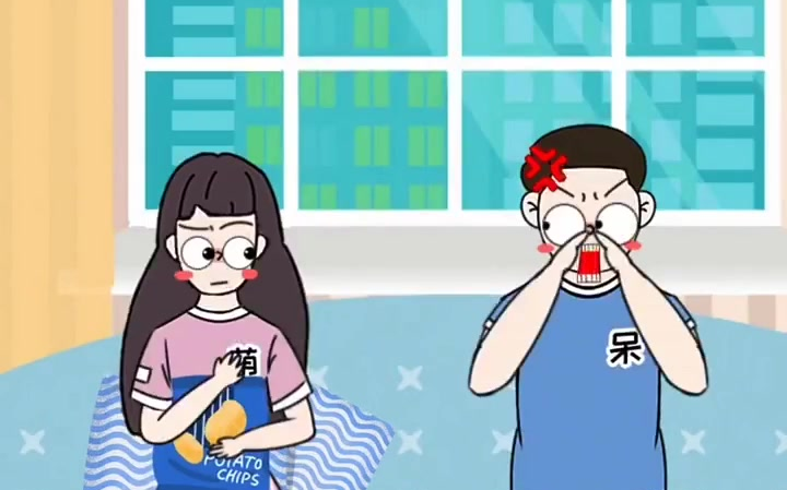 这是高手放屁都这么豪横二次元搞笑情侣日常呆夫萌妻