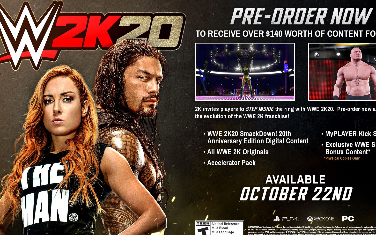 体育模拟摔角格斗游戏《WWE2K20》先看看再说吧哔哩哔哩bilibili