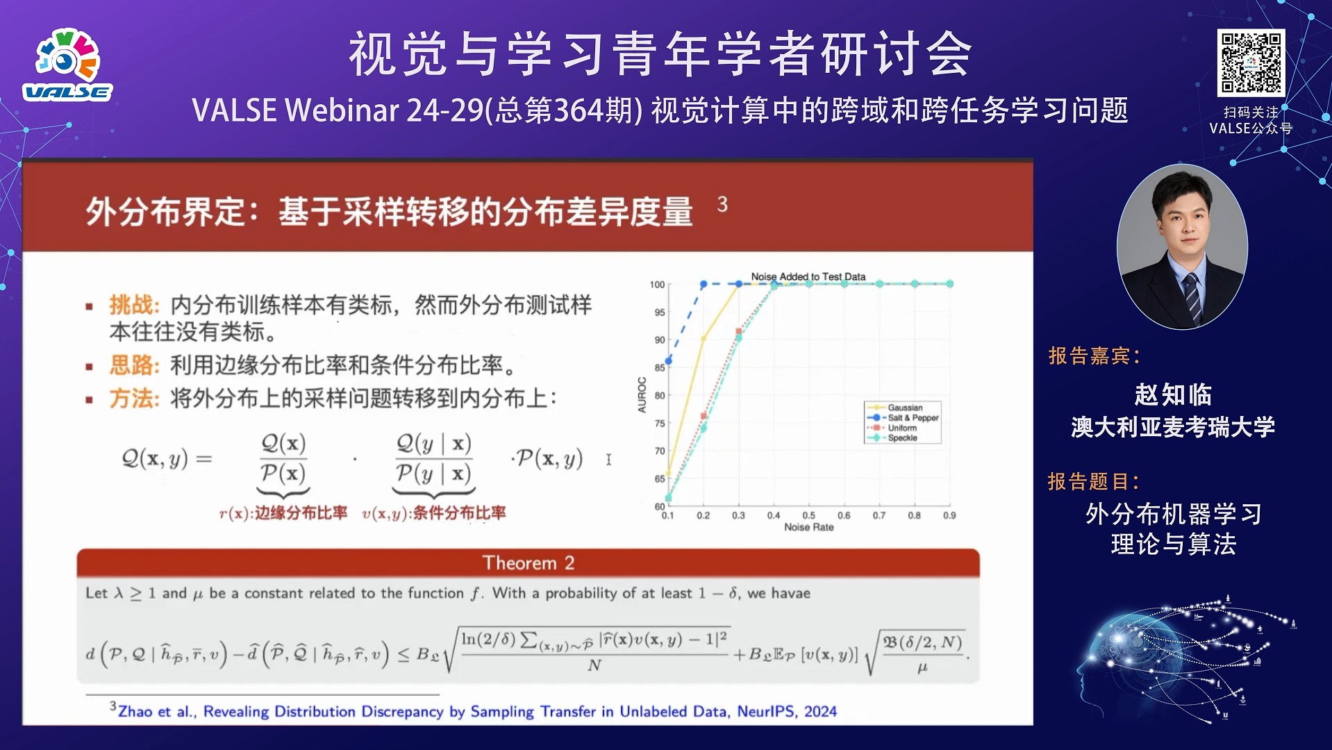 20241009【视觉计算中的跨域和跨任务学习问题】赵知临:外分布机器学习理论与算法哔哩哔哩bilibili