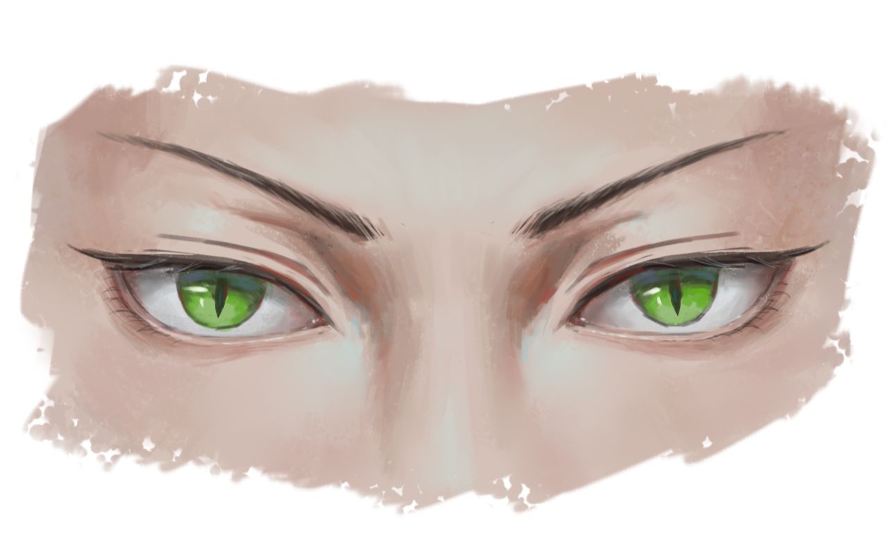 板绘超写实厚涂眼睛快学费了吗