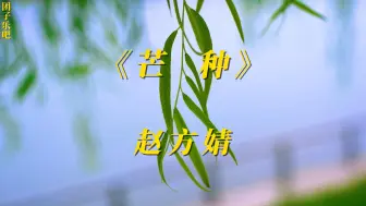 Download Video: 《芒种》-赵方婧