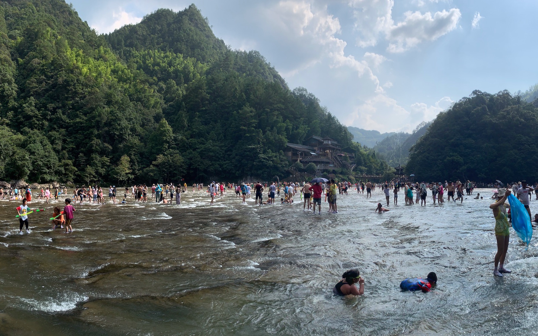 大夏天不如去玩水 白水洋漂流(儿童区)_哔哩哔哩 (゜-゜)つロ 干杯