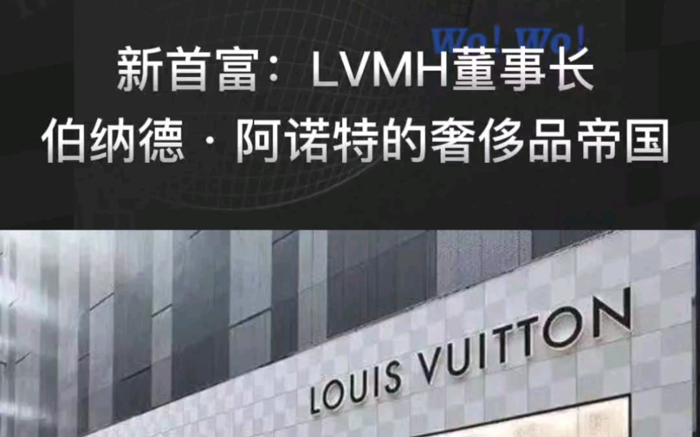 新首富:LVMH集团董事长伯纳德 阿诺特的奢侈品帝国哔哩哔哩bilibili