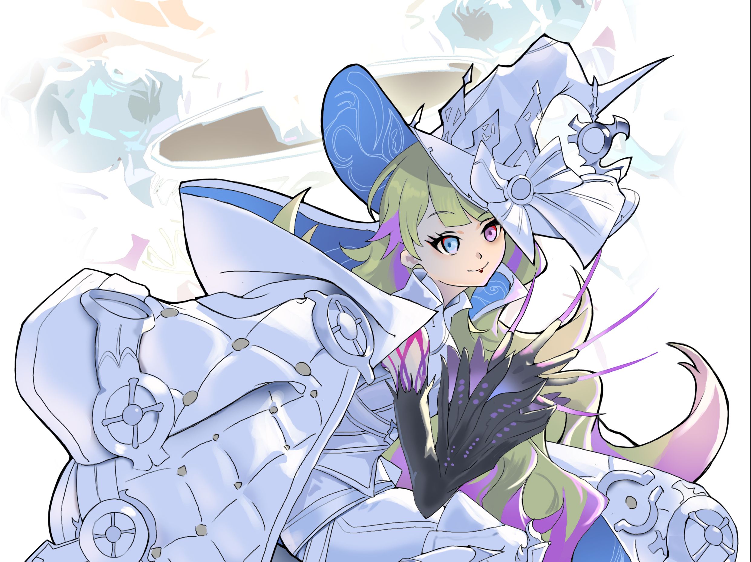 【绘画过程】罪宝白魔女